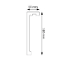 Listwa karniszowa Creativa LK-04 300 cm